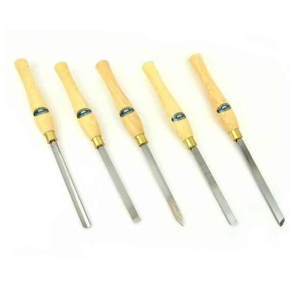 Crown Tools 5 Pieces Carbon Steel Woodturning Set 24270